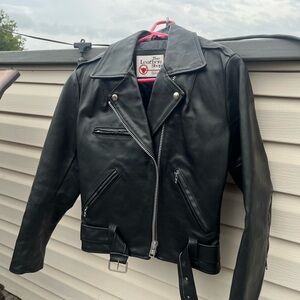The Leather Shop Vintage SEARS Black Biker Jacket